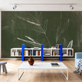 Leaf Lines II Mural Wallpaper - room preview 06