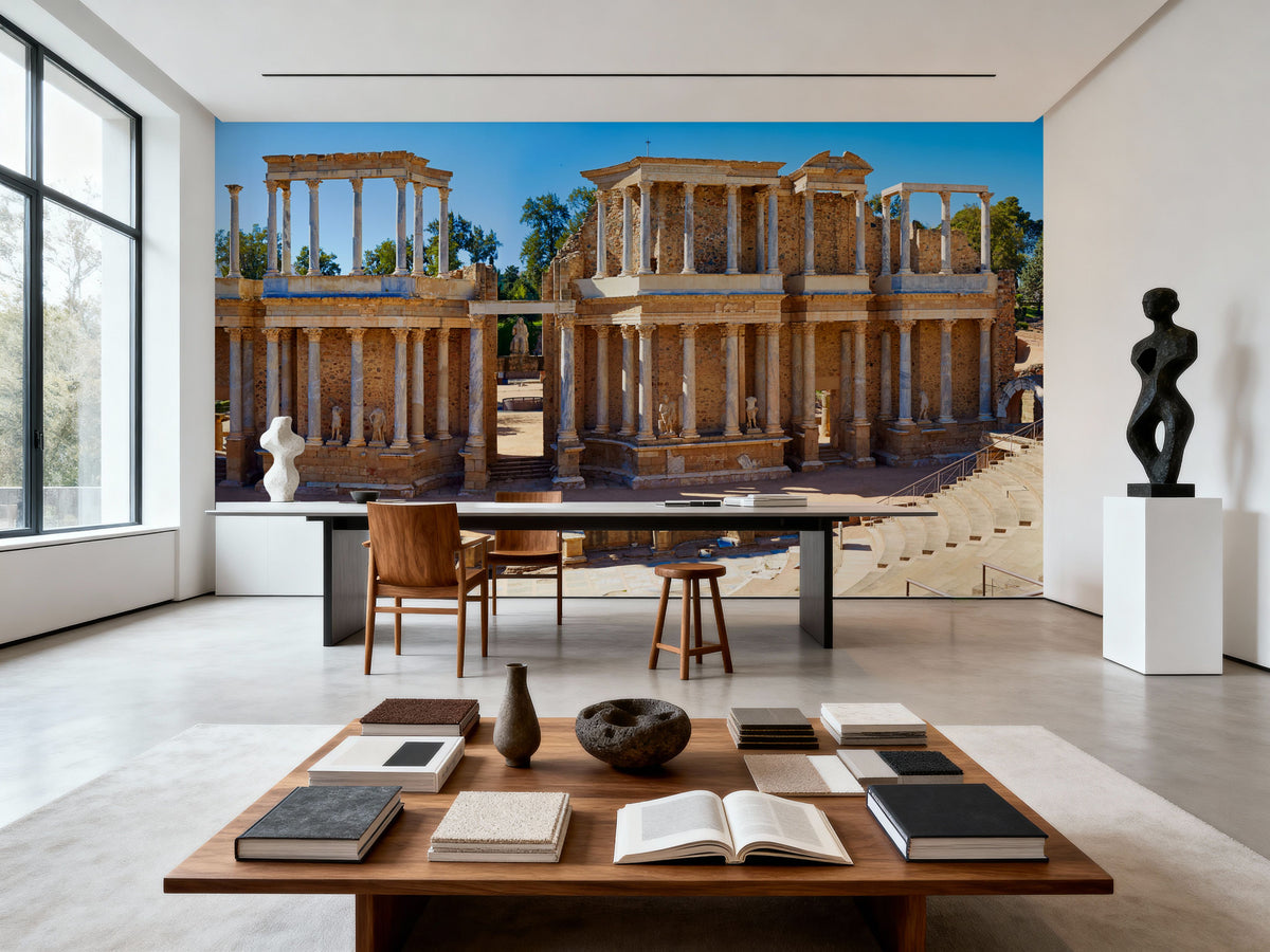 Roman Amphi Mural Wallpaper - room preview 06