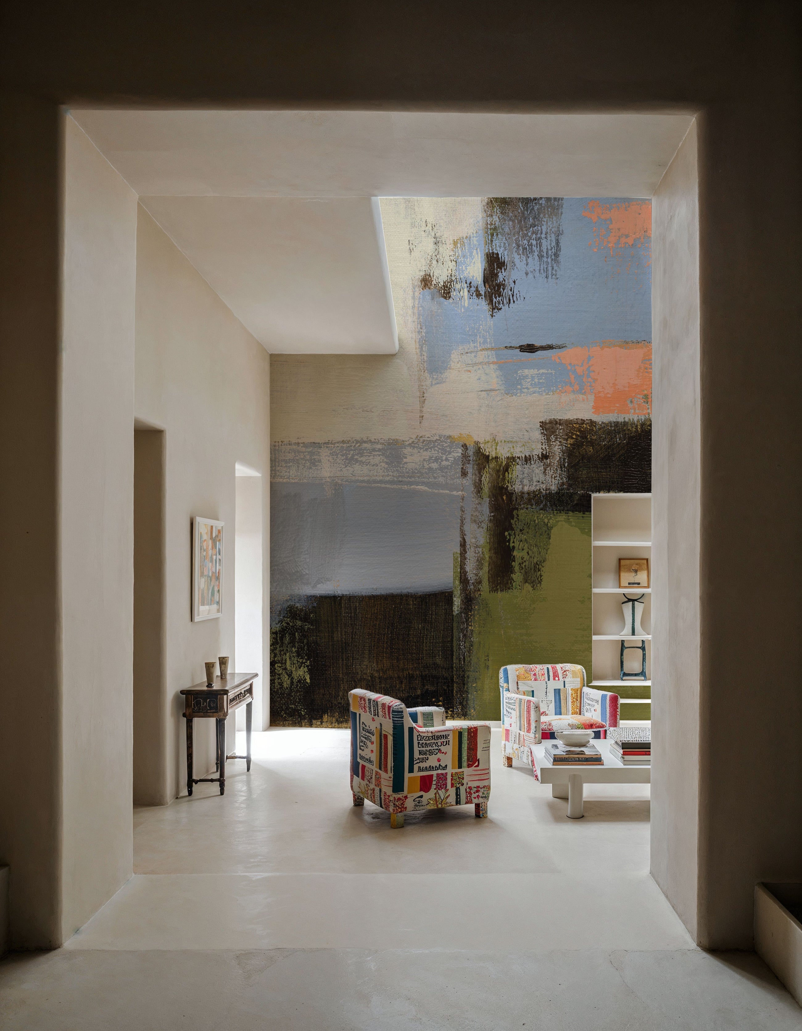 Abstract Fragments I Mural Wallpaper