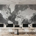 World Map Cities - Patwin Mural Wallpaper - room preview 06