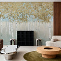 Shimmering Forest Mural Wallpaper - room preview 06