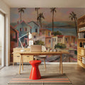 California Sunrise Street Mural Wallpaper - room preview 06