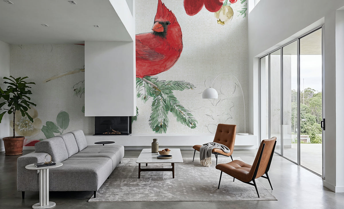 Holiday Traditions V Mural Wallpaper - room preview 06