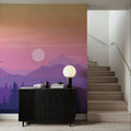 Purple Sky At Night Mural Wallpaper - room preview 06