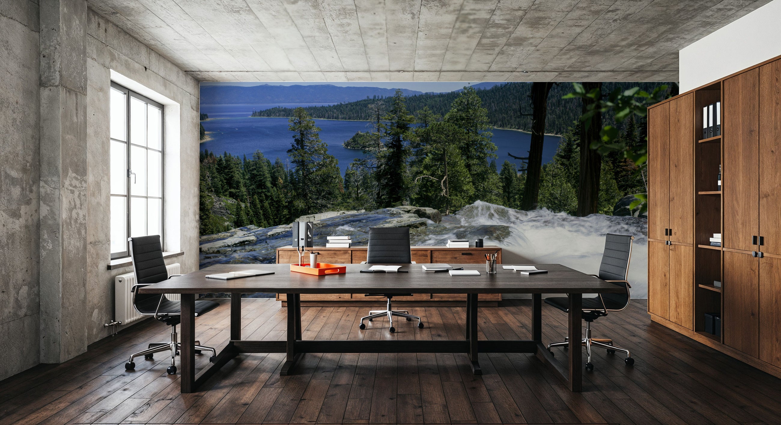 Cascading Wilderness Mural Wallpaper
