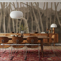 Dune Forest, Mocha Mural Wallpaper - room preview 06