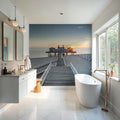 Sellin Pier Sunrise Mural Wallpaper - room preview 06