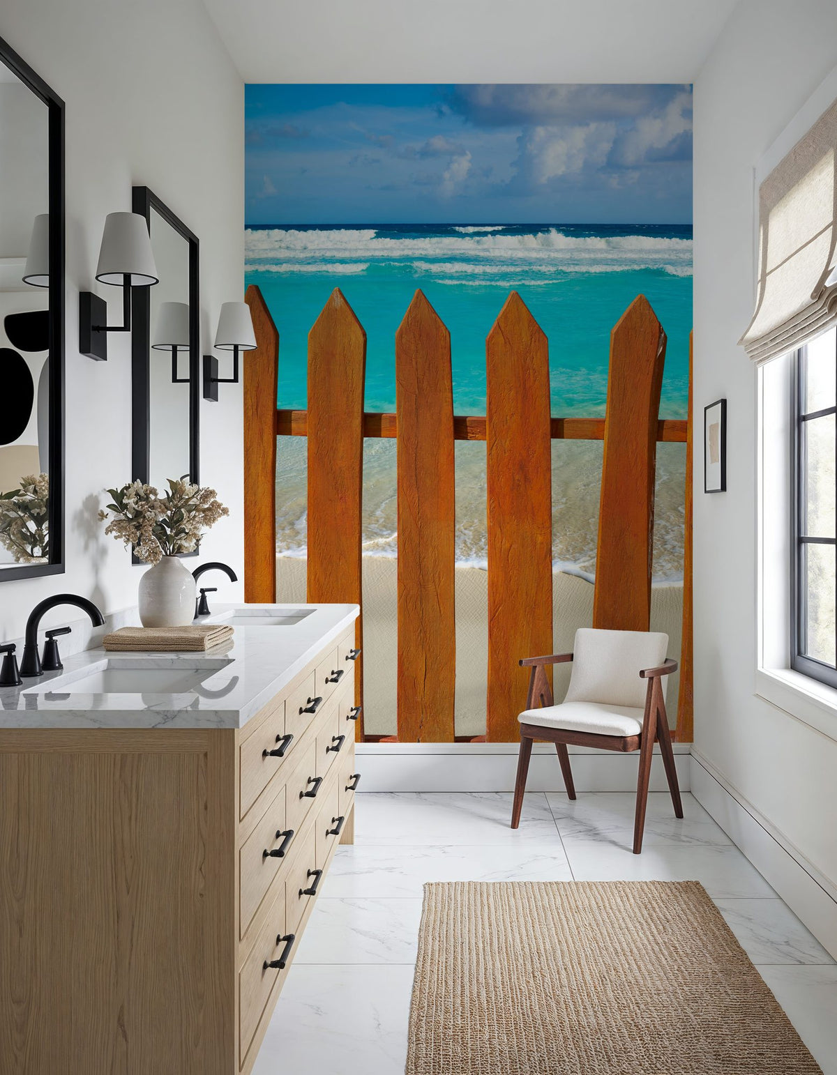 Coastal Gateway Mural Wallpaper - room preview 06