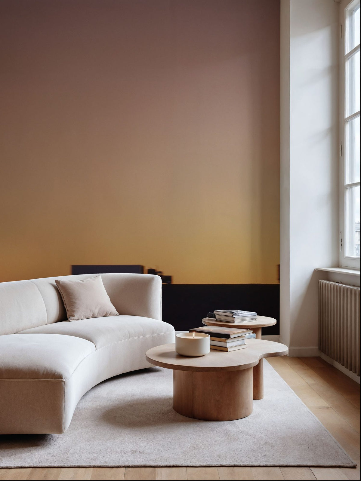 Sunset Convoy Mural Wallpaper - room preview 06