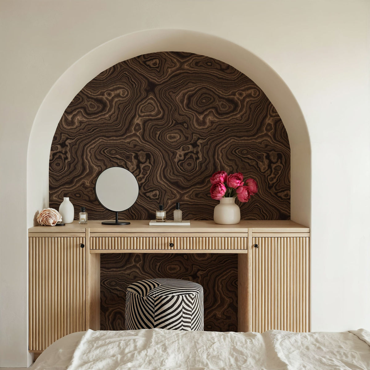 Root Wood, Oak Mural Wallpaper - room preview 06