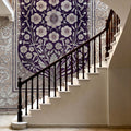 My Floral Dreams, Purple Mural Wallpaper - room preview 06