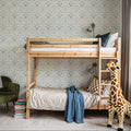 Spring Field Rabbits, Green Mural Wallpaper - room preview 06