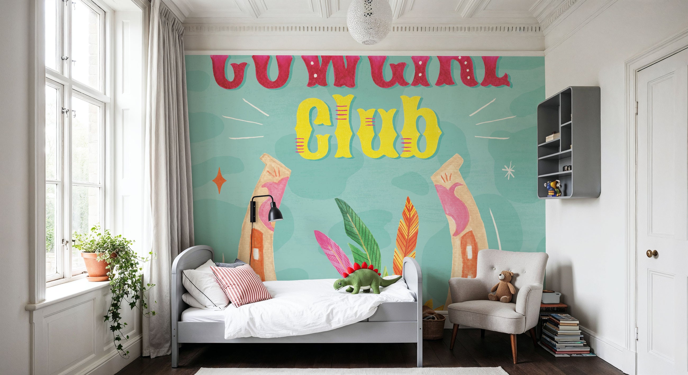 Cowgirl Club II Mural Wallpaper