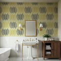 Jump Leaves Mural Wallpaper - room preview 06