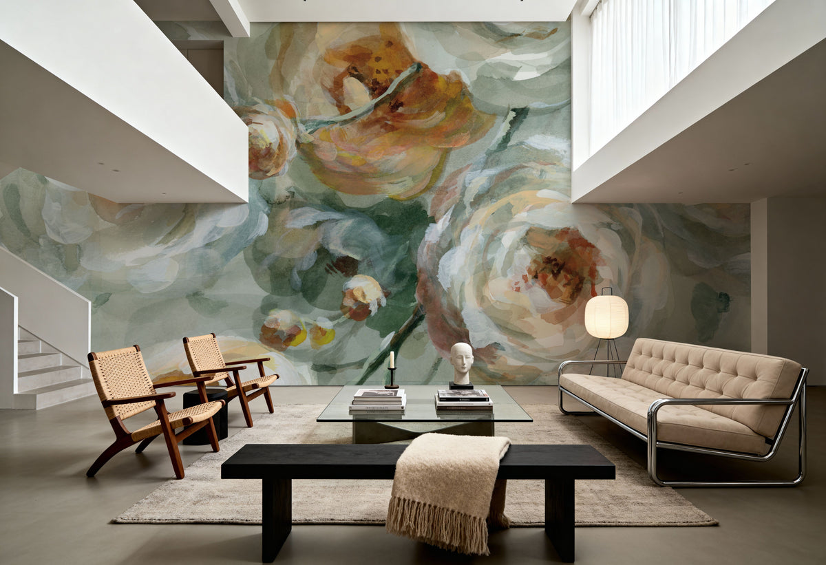 Peach Blossoms Mural Wallpaper - room preview 06