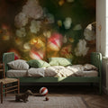 The Floral Golden Hour Mural Wallpaper - room preview 06