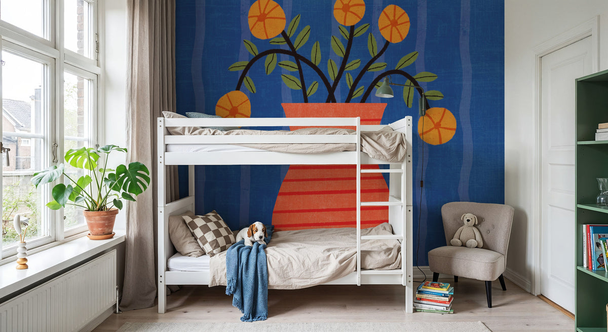 Still Blooms II Mural Wallpaper - room preview 06