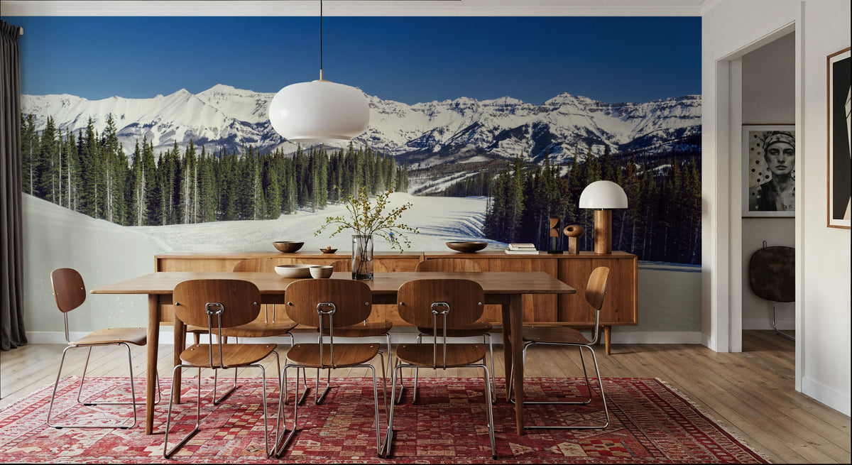 Alpine Solitude Mural Wallpaper - room preview 06