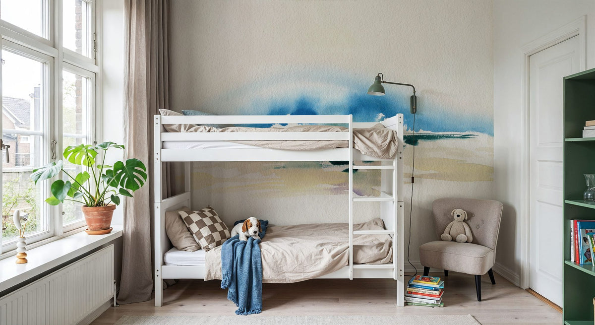 Simple Sea Mural Wallpaper - room preview 06