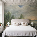 Cloudy Sky Mural Wallpaper - Neutral Tone - room preview 06