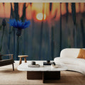 Cornflower Sunset Mural Wallpaper - room preview 06
