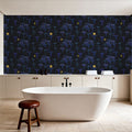 Moonlight Forest, Dark Mural Wallpaper - room preview 06