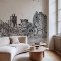 Skyline Sketches London Mural Wallpaper - room preview 06
