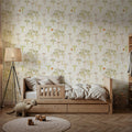 Moonlight Forest, Yellow Mural Wallpaper - room preview 06