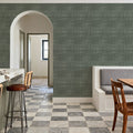 Staggered Zig-Zag, Forest Mural Wallpaper - room preview 06