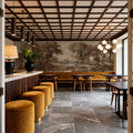 Riverbank Oak Landscape, Earth Mural Wallpaper - room preview 06