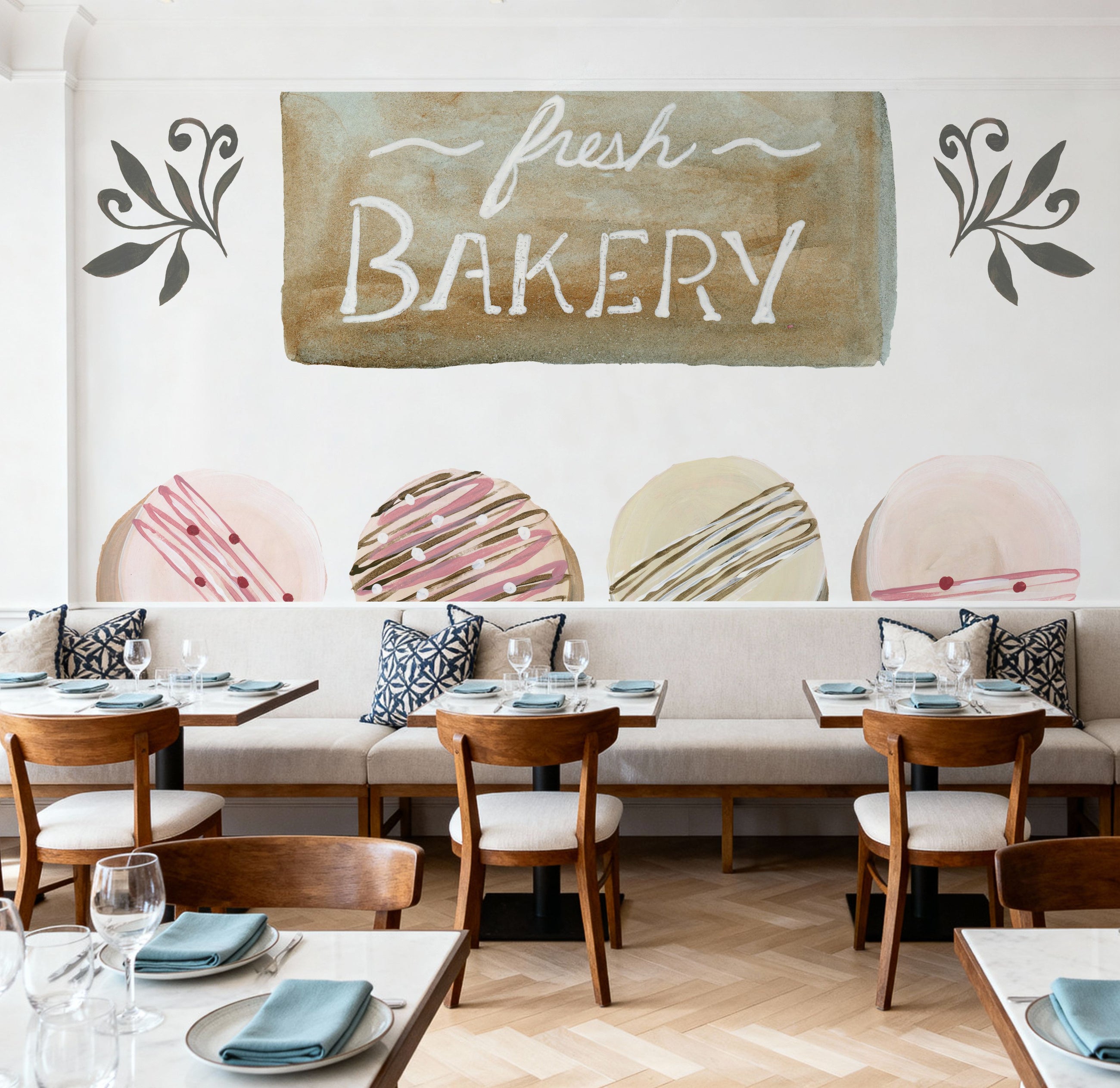 Bake Shoppe I Mural Wallpaper