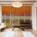 Autumn Birches Mural Wallpaper - room preview 06