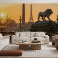 Place De La Concorde At Sunset Mural Wallpaper - room preview 06