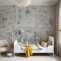 Spring Valley Grey Mural Wallpaper - room preview 06
