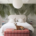 Palms Around Us Mural Wallpaper - Neutral Tone - room preview 06