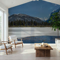 Vermillion Lakes Mural Wallpaper - room preview 06