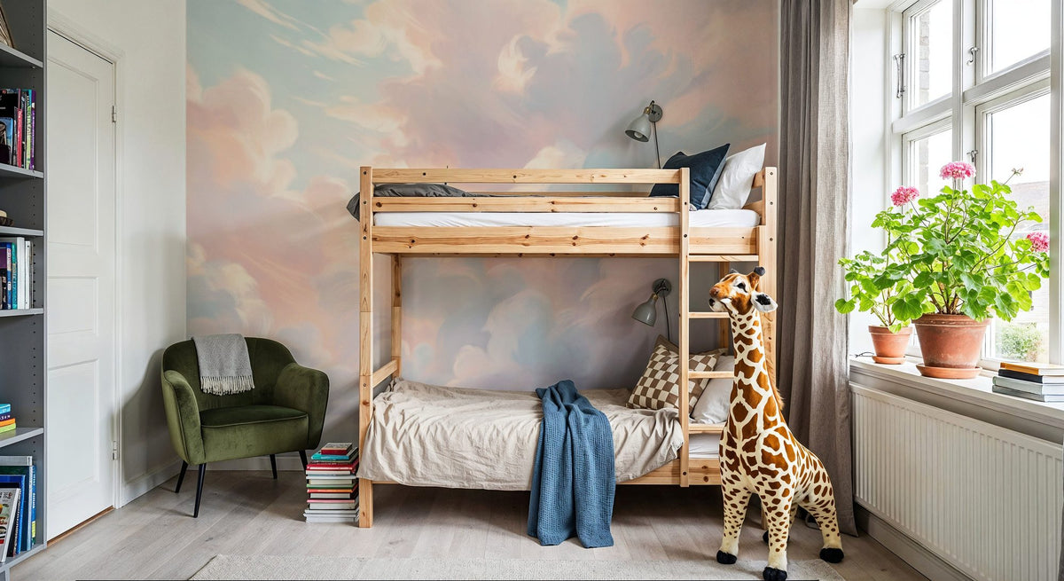 Clouding, Bright Mural Wallpaper - room preview 06