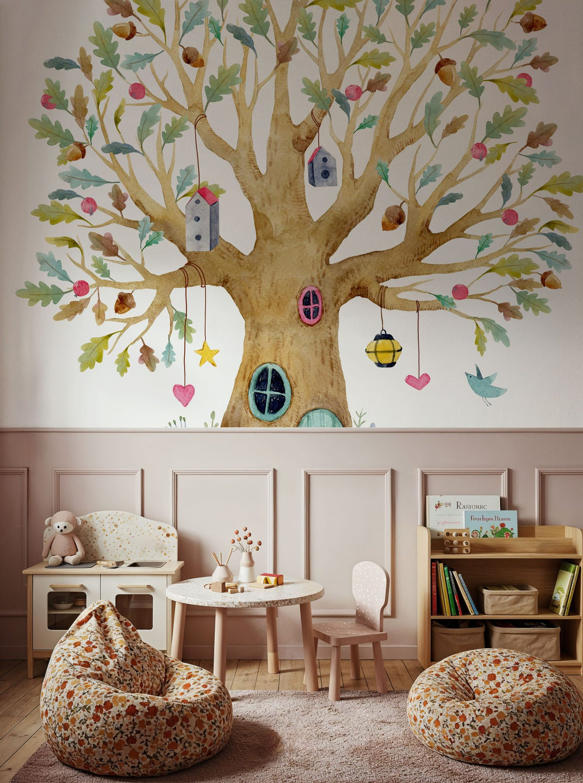 Tree House Mural Wallpaper - room preview 06