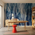 Beneath the Waterfall Mural Wallpaper - room preview 06