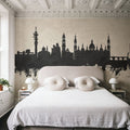 Zaragoza Spain Skyline Concrete Mural Wallpaper - room preview 06