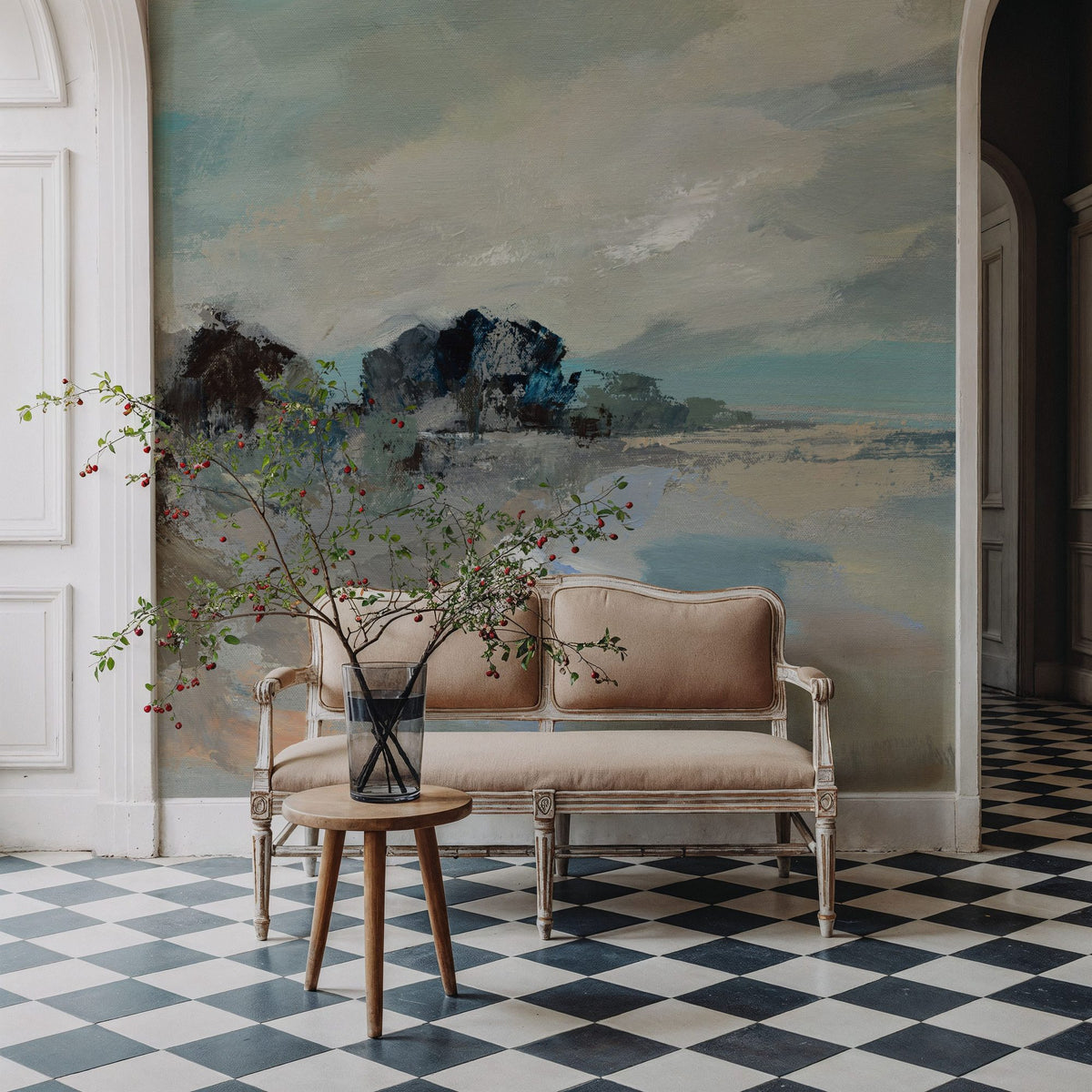Morning Coastal View Mural Wallpaper - room preview 06