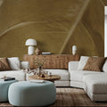 Ornate Monstera Leaf I Mural Wallpaper - room preview 06