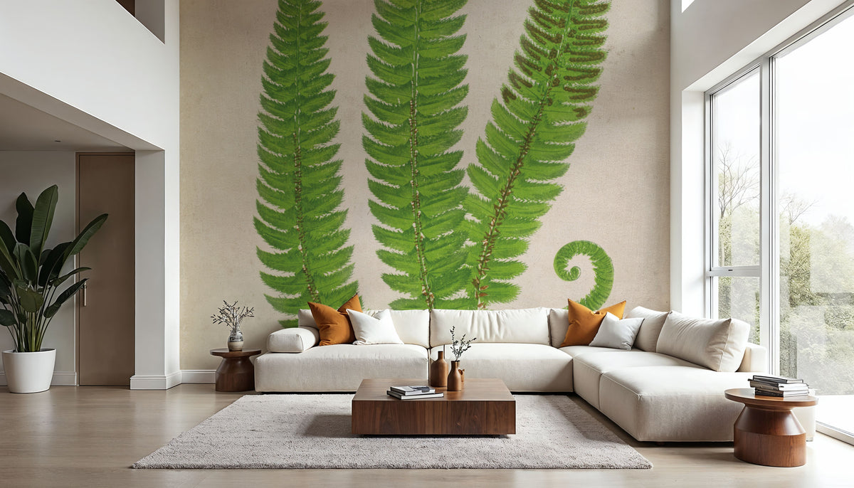 Forest Fern I Mural Wallpaper - room preview 06