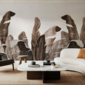 Leaves in Que Mural Wallpaper - Edition 3 - room preview 06