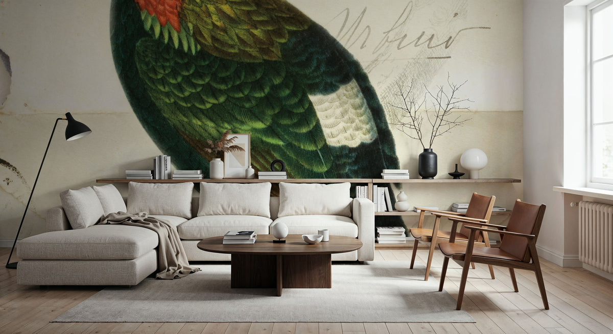 Pretty Bird IV Mural Wallpaper - room preview 06