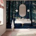 Dappled Forest Light Mural Wallpaper - room preview 06