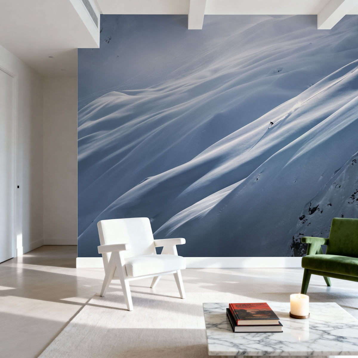 Ski Free Mural Wallpaper - room preview 06