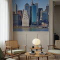 Urban Waterfront Panorama Mural Wallpaper - room preview 06