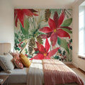 December Flowers Mural Wallpaper - room preview 06
