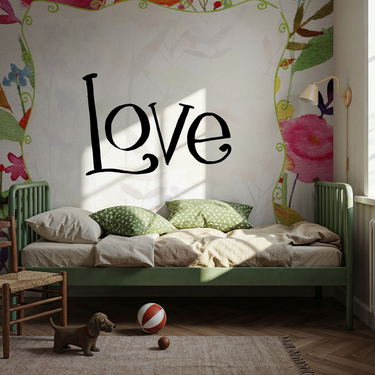 Love Mural Wallpaper - room preview 06